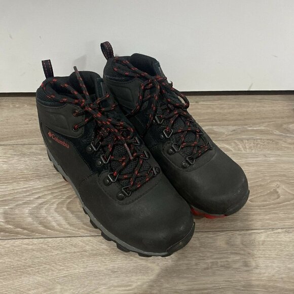 Columbia Lace Up Sneakers Omni Grip Women’s Size 6 Wide Black Sneaker Boots - Picture 1 of 5